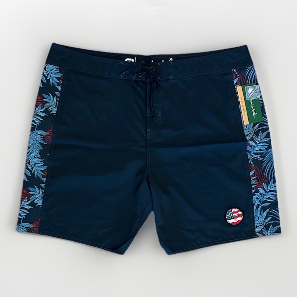 Travis Mathew Dawns Early Light Board Shorts, Blue Nights, 42, New
